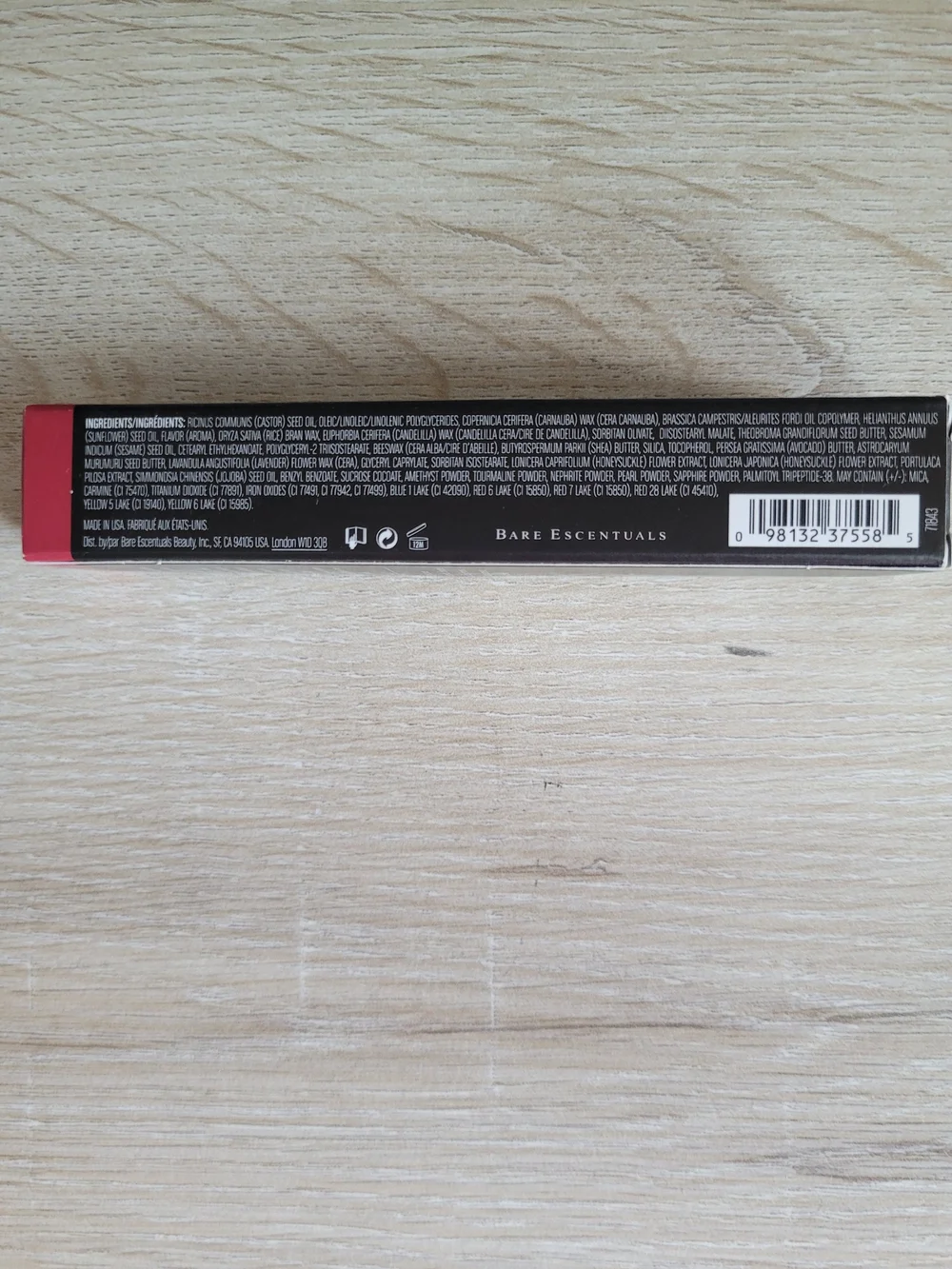 BareMinerals Marvelous Moxie Buttercream Lipgloss - Punchy Melon, Full Size